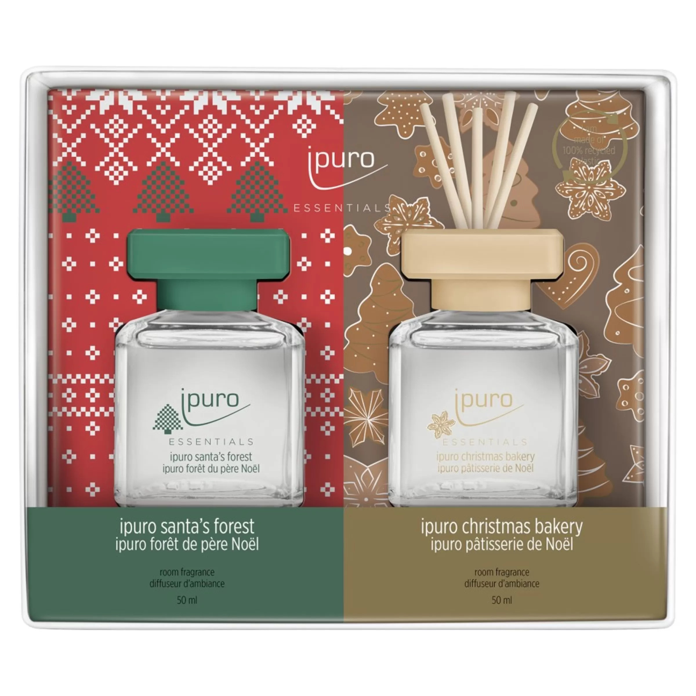 Depot Essentials Set De Parfum D'Ambiance Santa'S Forest & Christmas Bakery New
