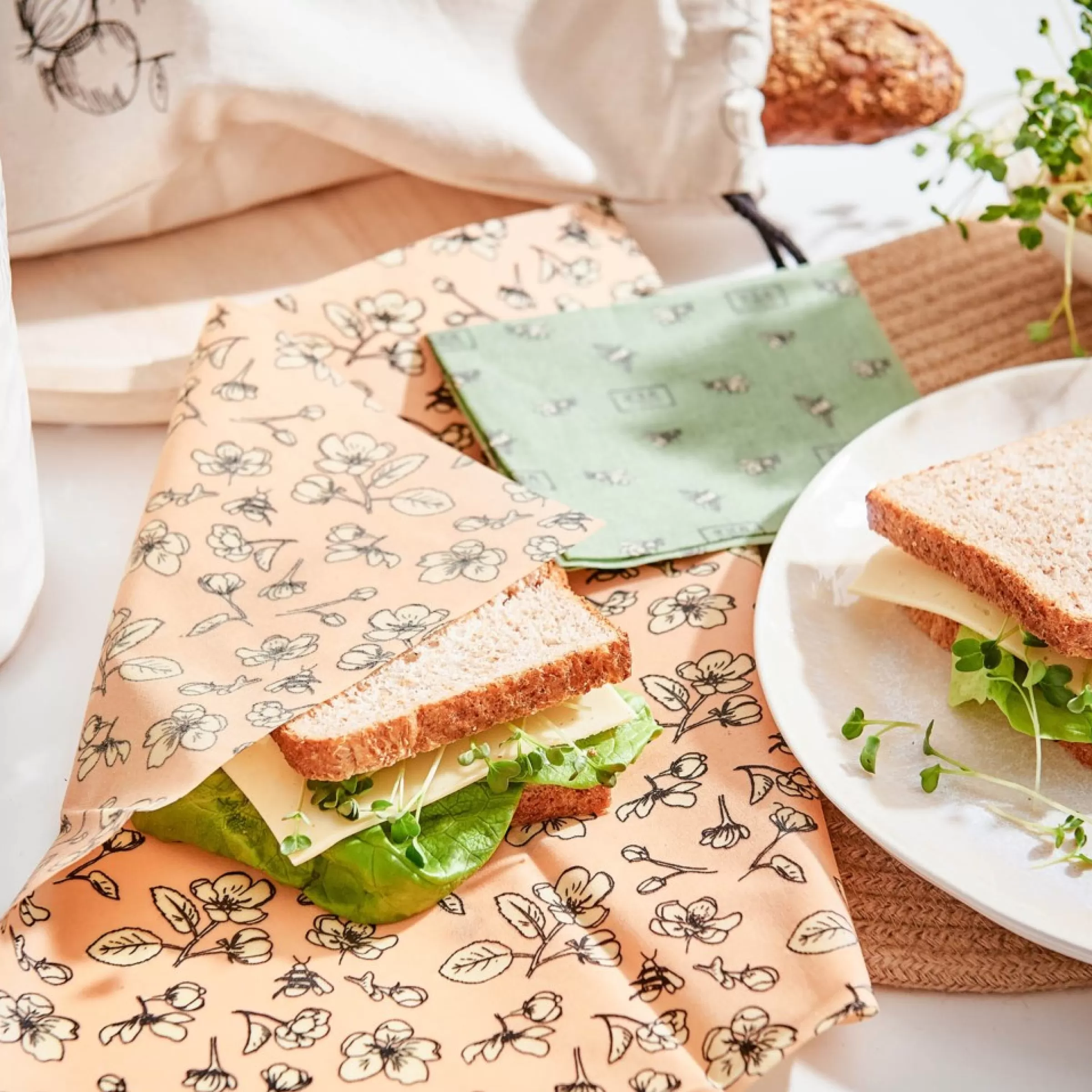 Depot Kit De Lingettes Fraicheur A La Cire D'Abeille Shop