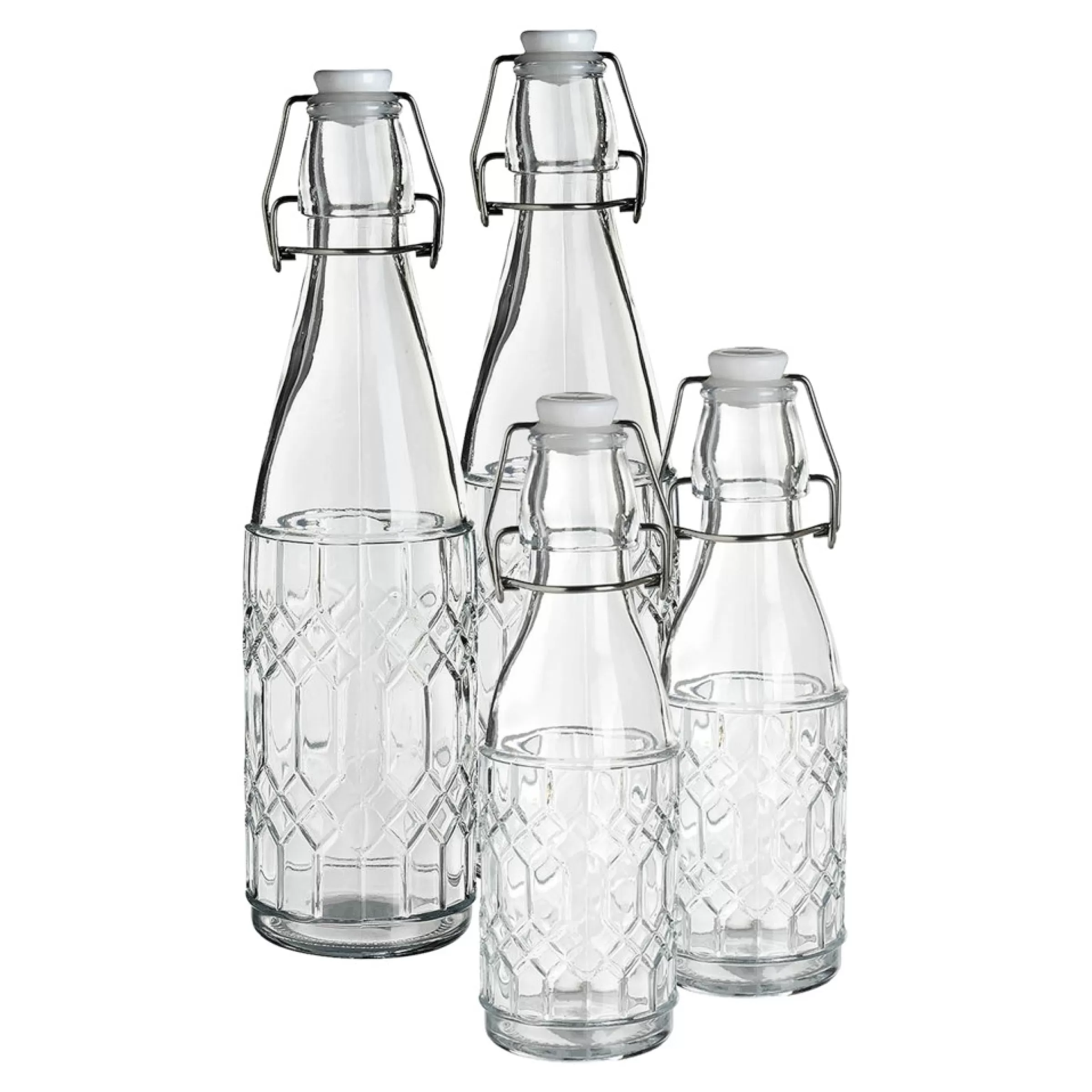 Depot Set De Bouteilles A Fermeture A Etrier Rhombus Clearance