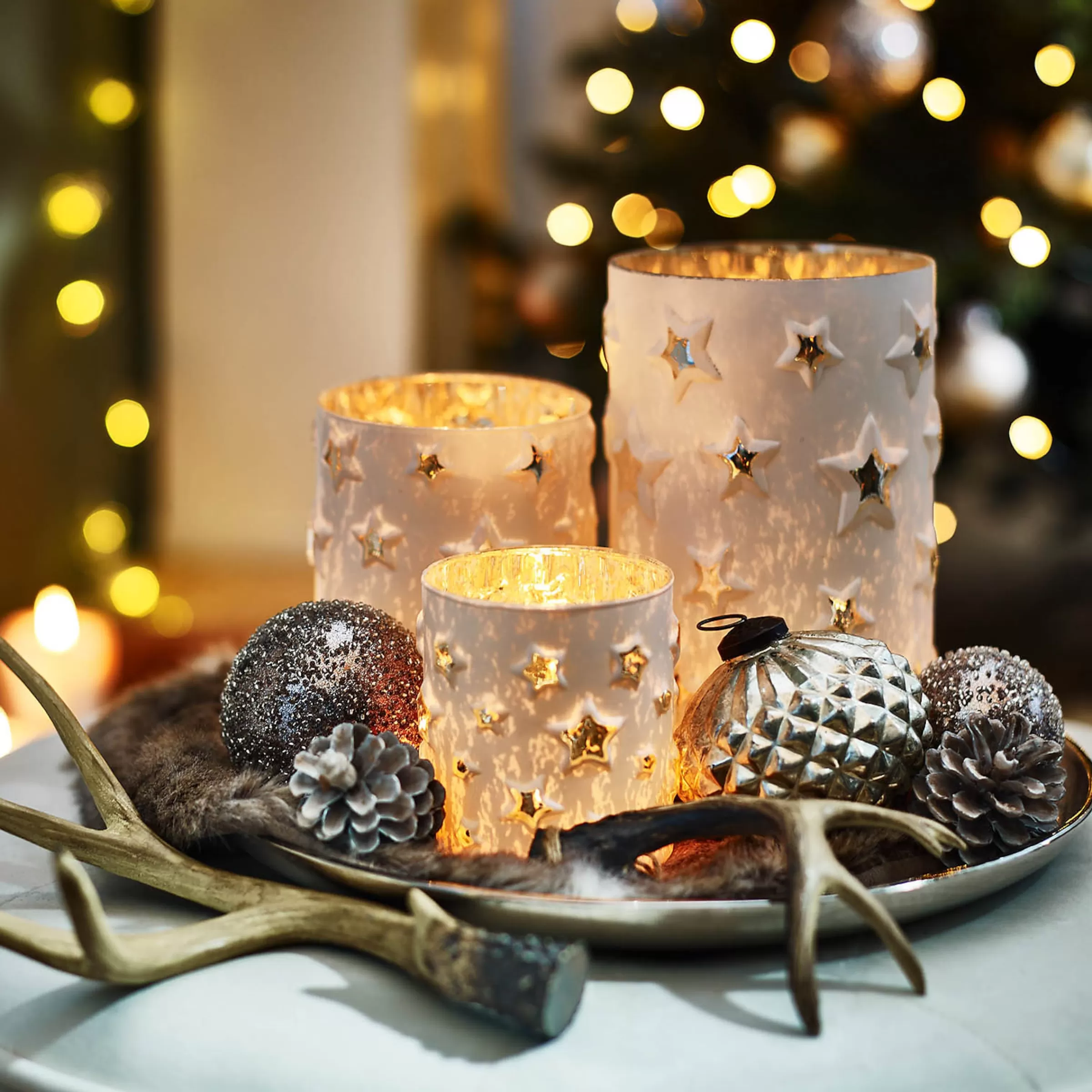 Depot Set De Décoration Couronne De L'Avent Classic