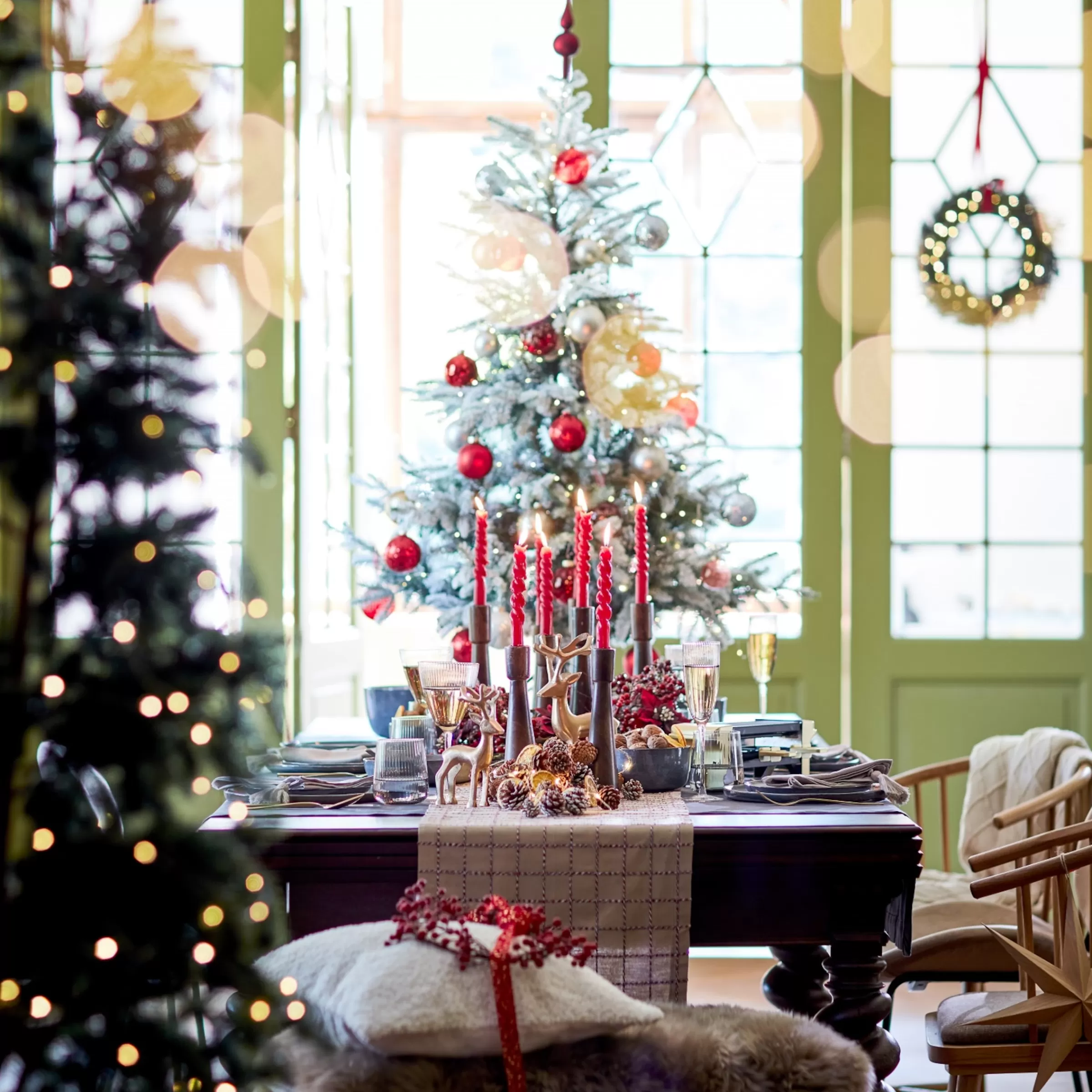 Depot Set De Décoration Porte-Bougies De Noël Rainure