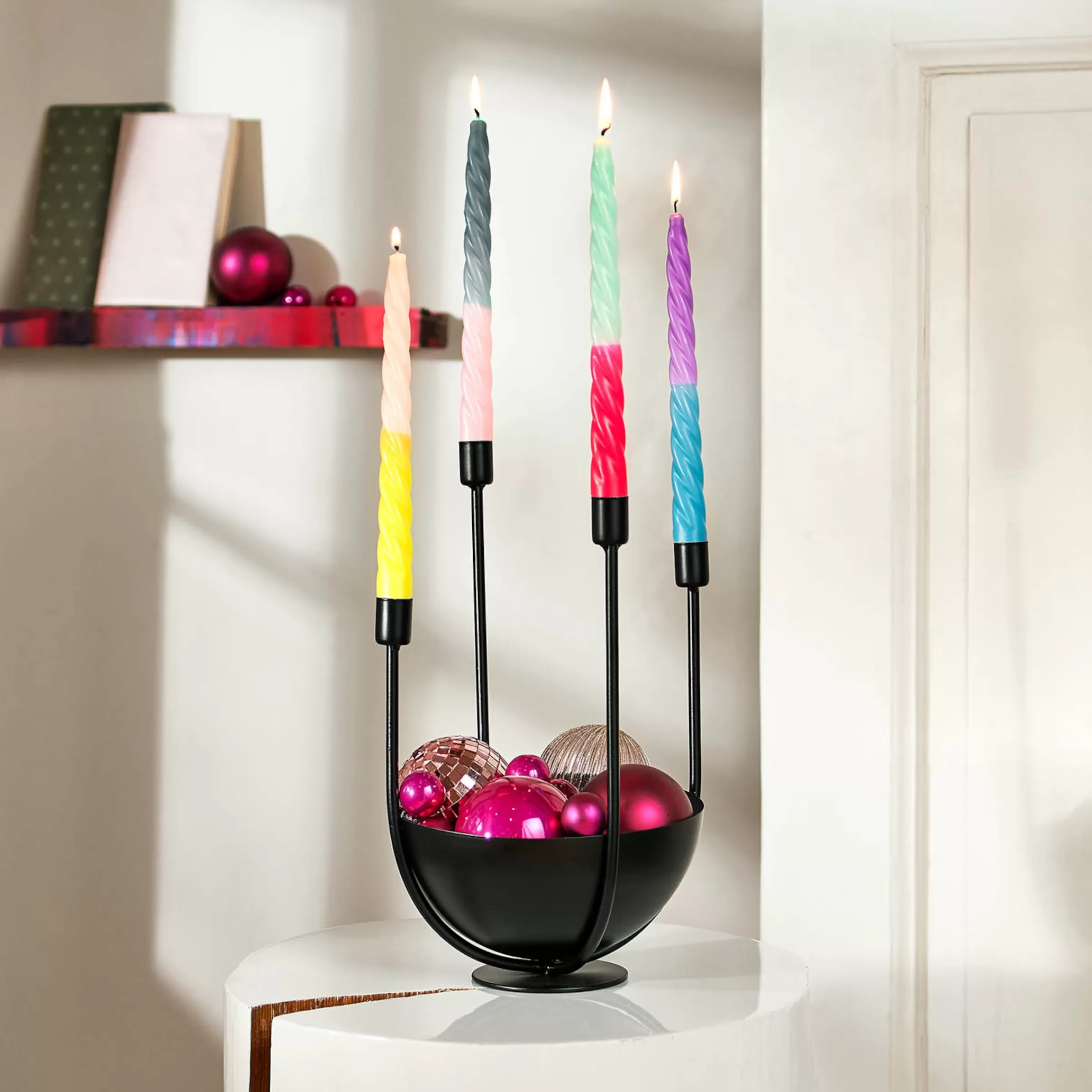 Depot Set De Décoration Porte-Bougies De Noël Rainure